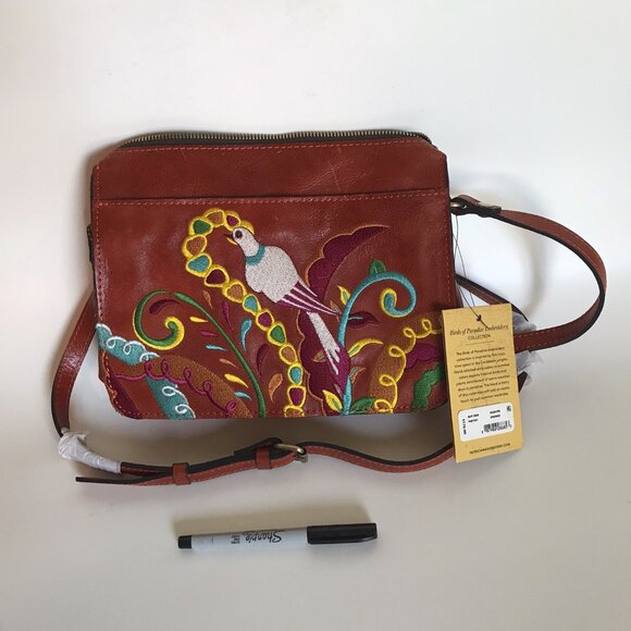 Patricia Nash "Nazaire" Embroidered Leather Purse (NWT) - Picture 1 of 6